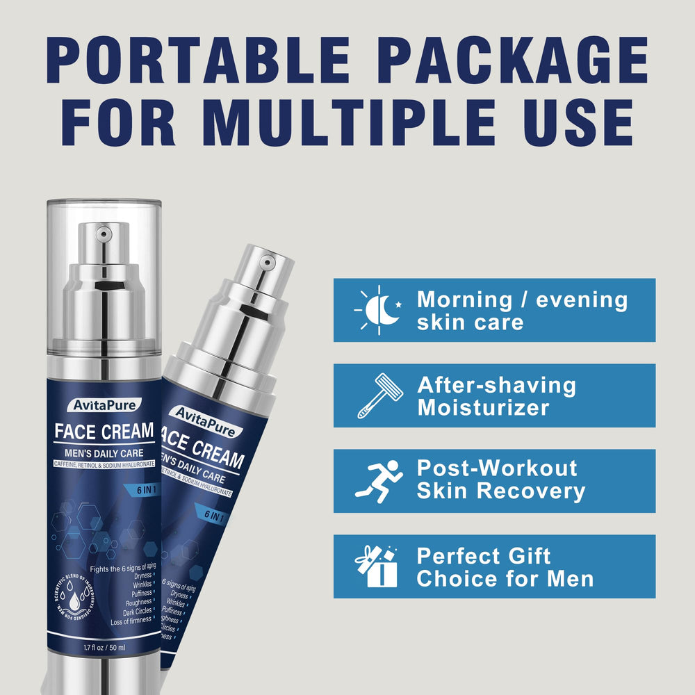 AVITAPURE men's skincare kit pack highlights convenience and consistency