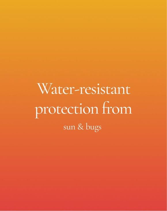 AVON Bug Guard lotion protects the whole family outdoors.