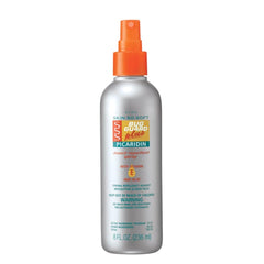 Avon Skin So Soft Bug Guard Picaridin spray bottle protecting family outdoors.