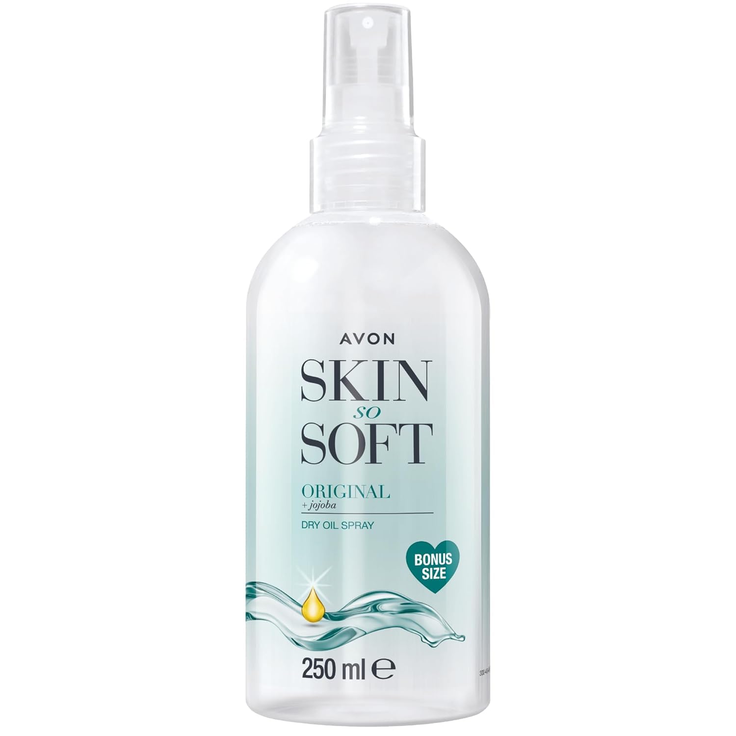 AVON Skin So Soft Original Dry Oil Spray 250ml bottle smooths skin with jojoba oil