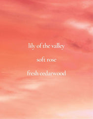 AVON Sweet Honesty peach and bergamot opening for bright, uplifting moments.