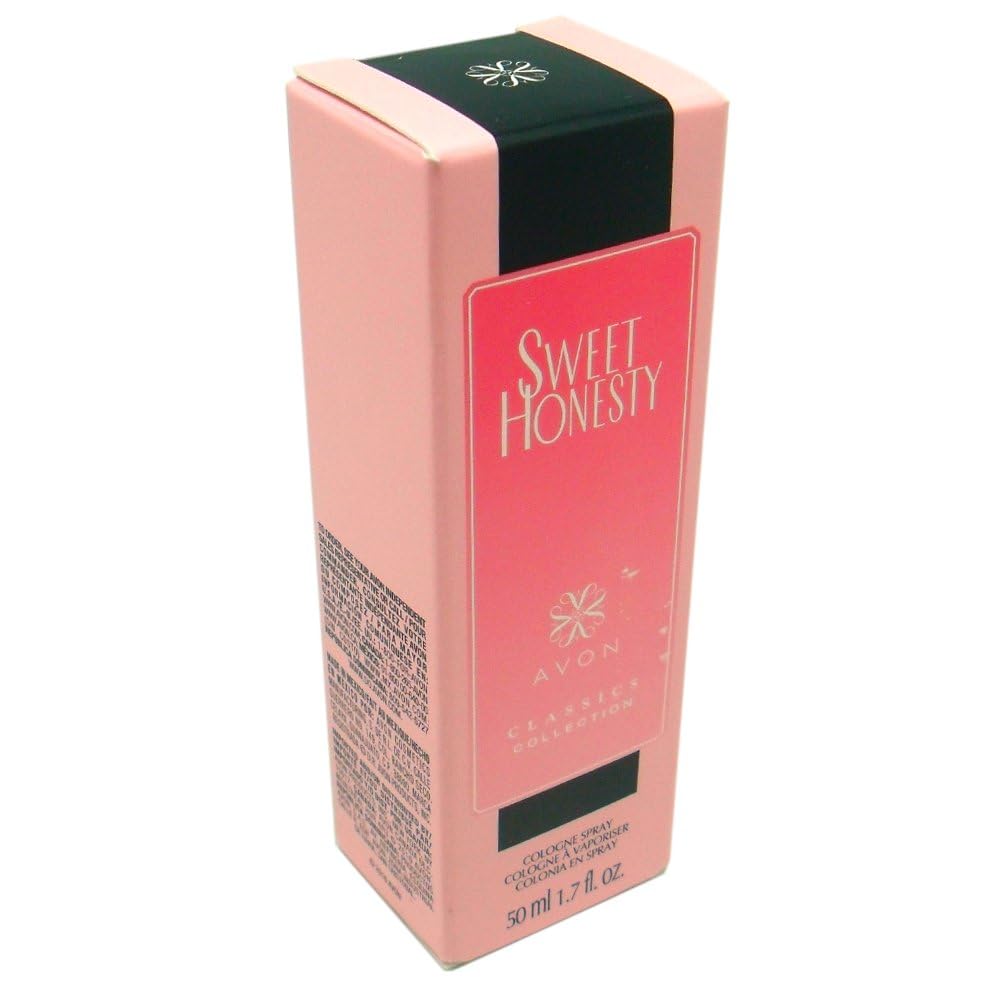 AVON Sweet Honesty perfume spray on vanity, inspiring confidence in daily routines.