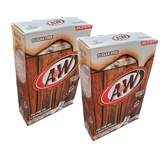 A&W Root Beer on-the-go drink mix packets for travel and convenience.