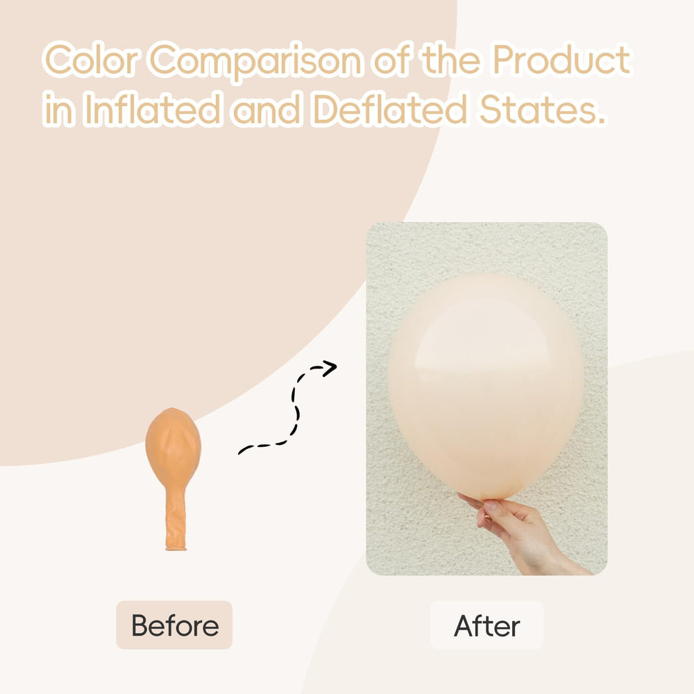 Awenztech balloon arch kit contents with glue dots and ribbon