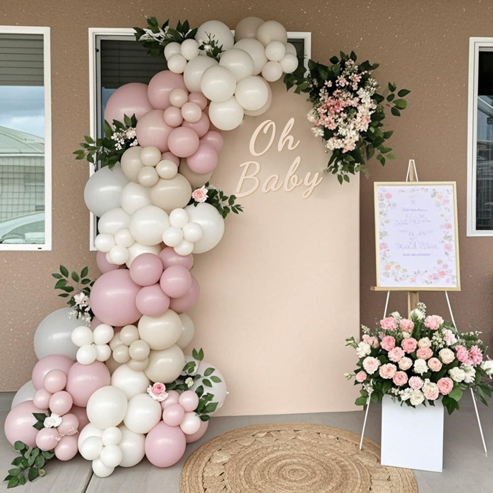 Awenztech beige balloons collection for neutral themes
