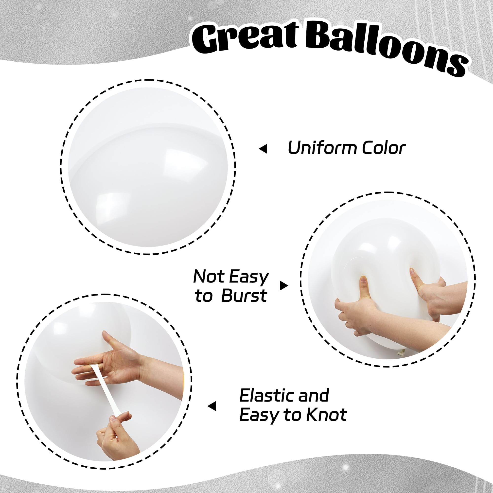 Awenztech glue dots for easy balloon assembly
