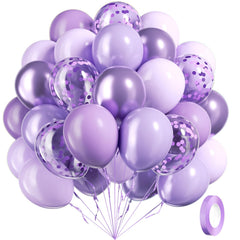 awenztech lavender balloons 12inch for elegant party decor and events