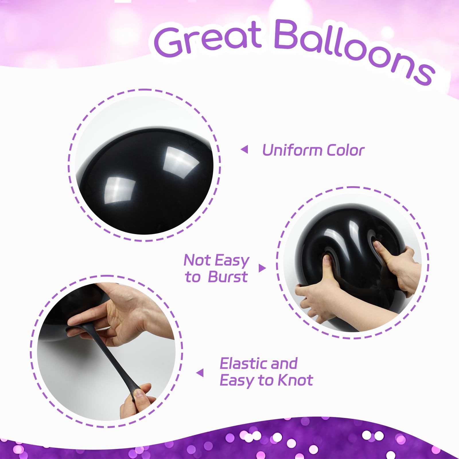 Awenztech metallic silver confetti balloon 12inch creates eye-catching accents