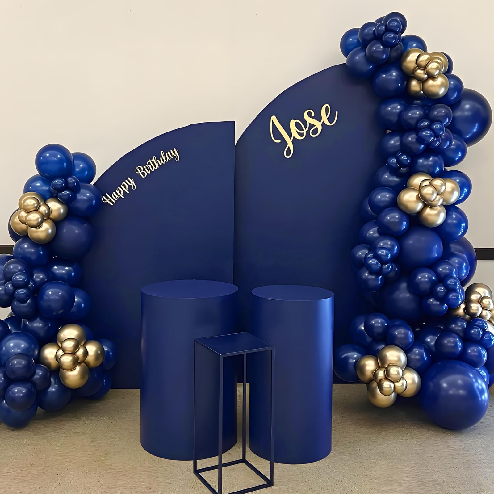 Awenztech navy blue balloon birthday decor brightens celebrations