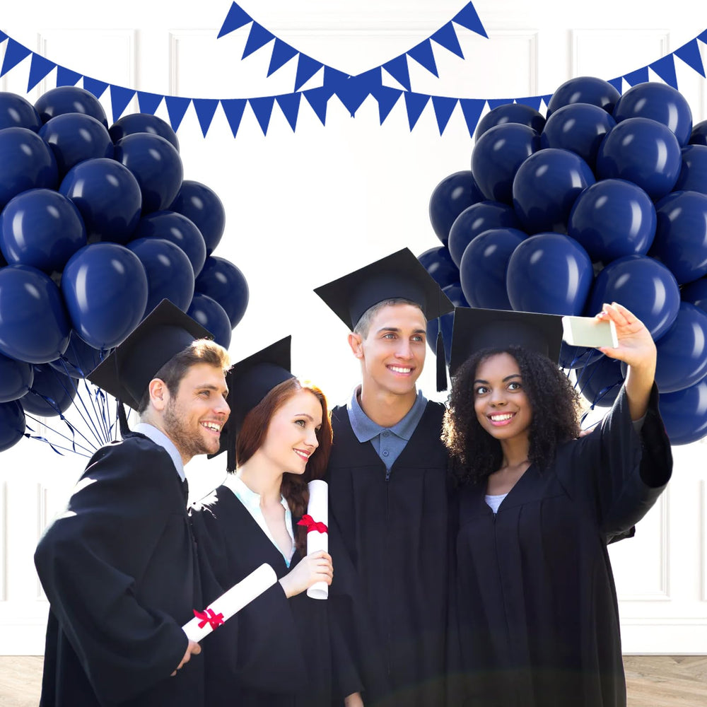 Awenztech navy blue balloon wedding decor for elegant event styling