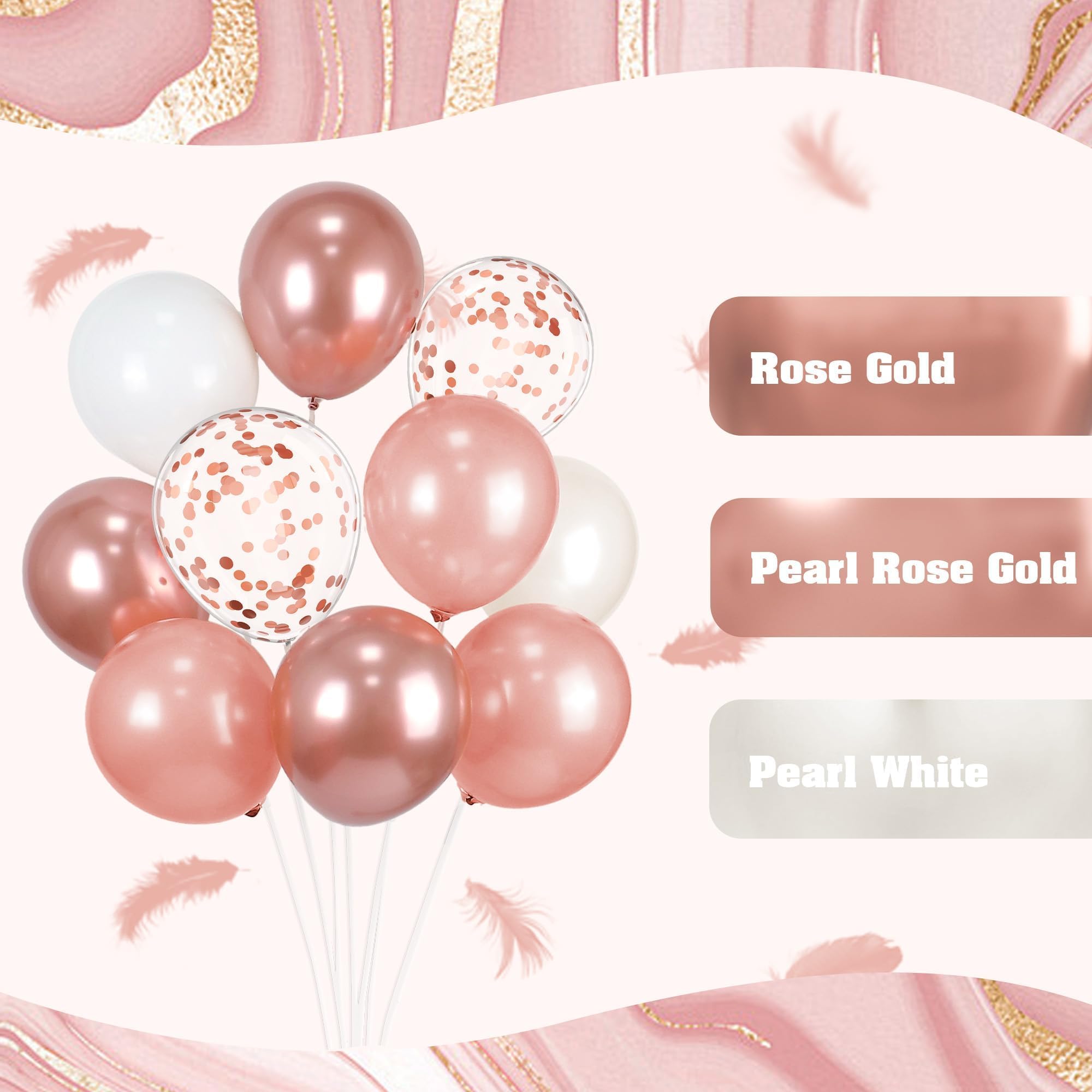 awenztech pearl white balloons add subtle shimmer for decor