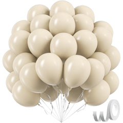 awenztech sand white 12 inch balloon ideal for elegant wedding decor