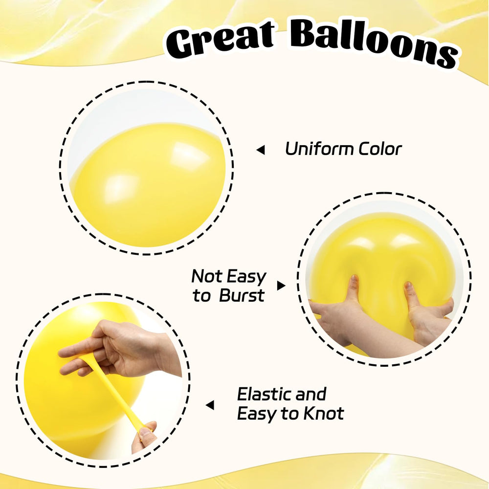 Awenztech white balloons 12inch for clean photo backdrop.
