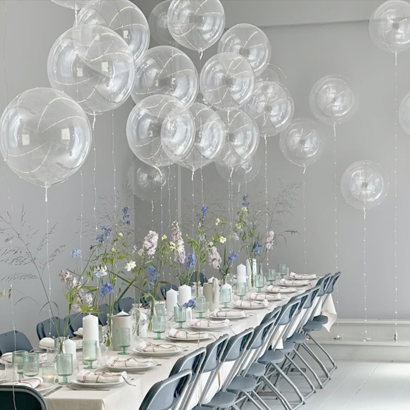 awenztech white ribbon roll 33ft showing easy tying and streamlined garland assembly.