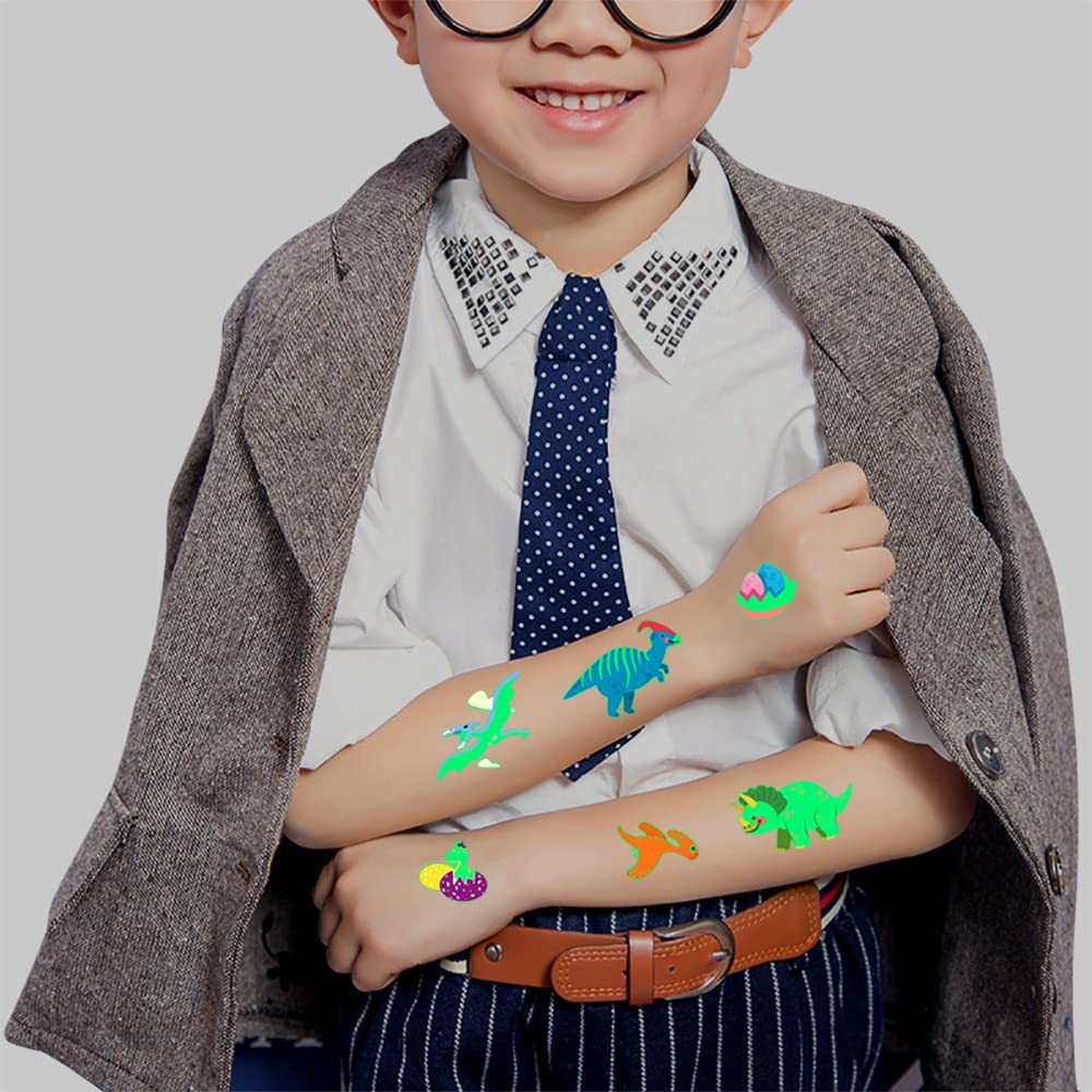 AWINMAY glow in the dark tattoos ideal for after sun and indoor glow moments