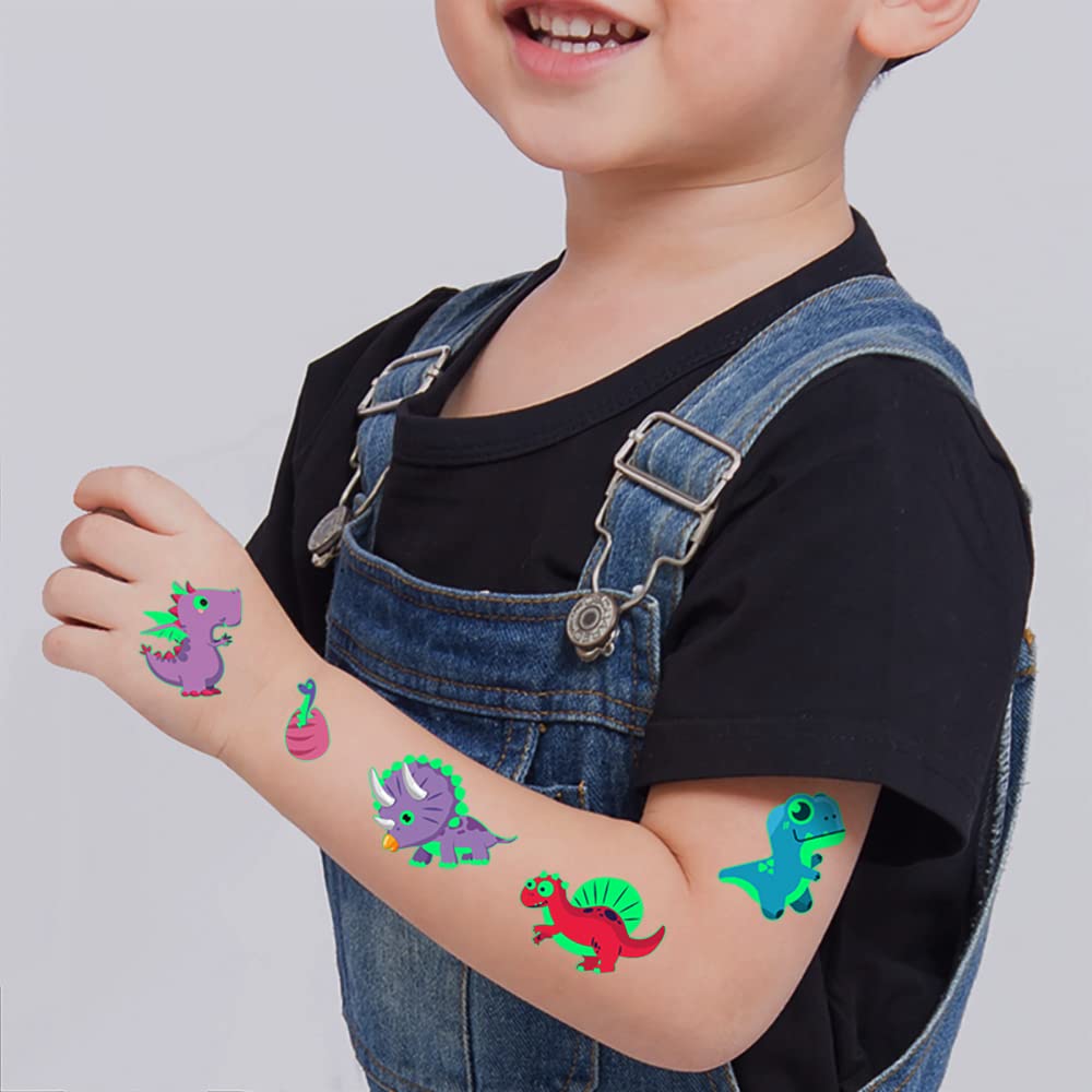 AWINMAY temporary tattoos cling to skin or smooth surfaces like glass or cards