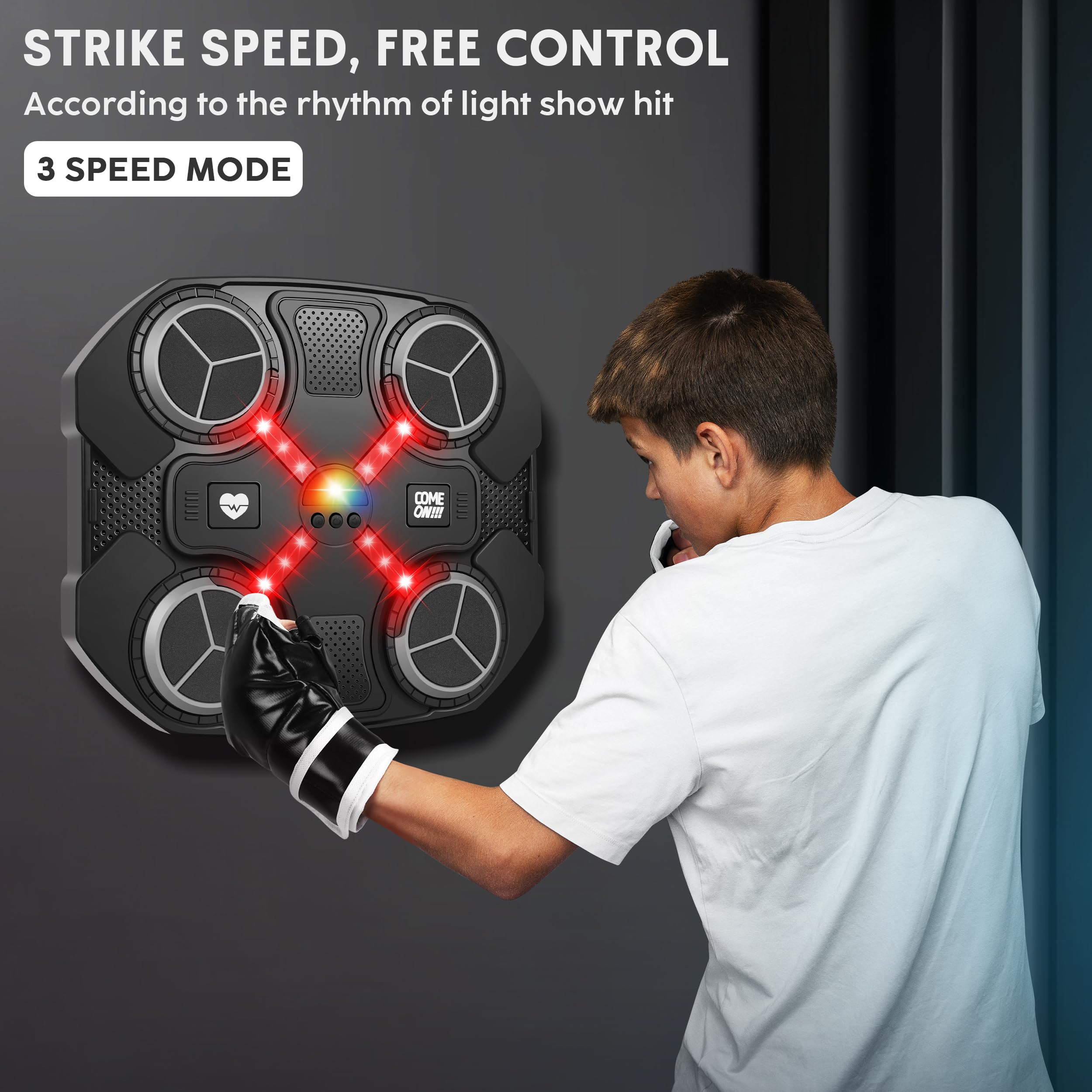 Awinto wall-mounted design saves space in play areas.