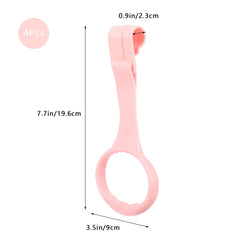 Awleynz pink pull-up ring with safe grip helps tiny hands grasp confidently.