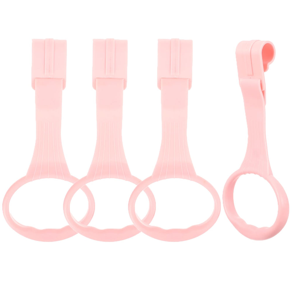 Awleynz pink pull-up ring provides stable support for early walking.