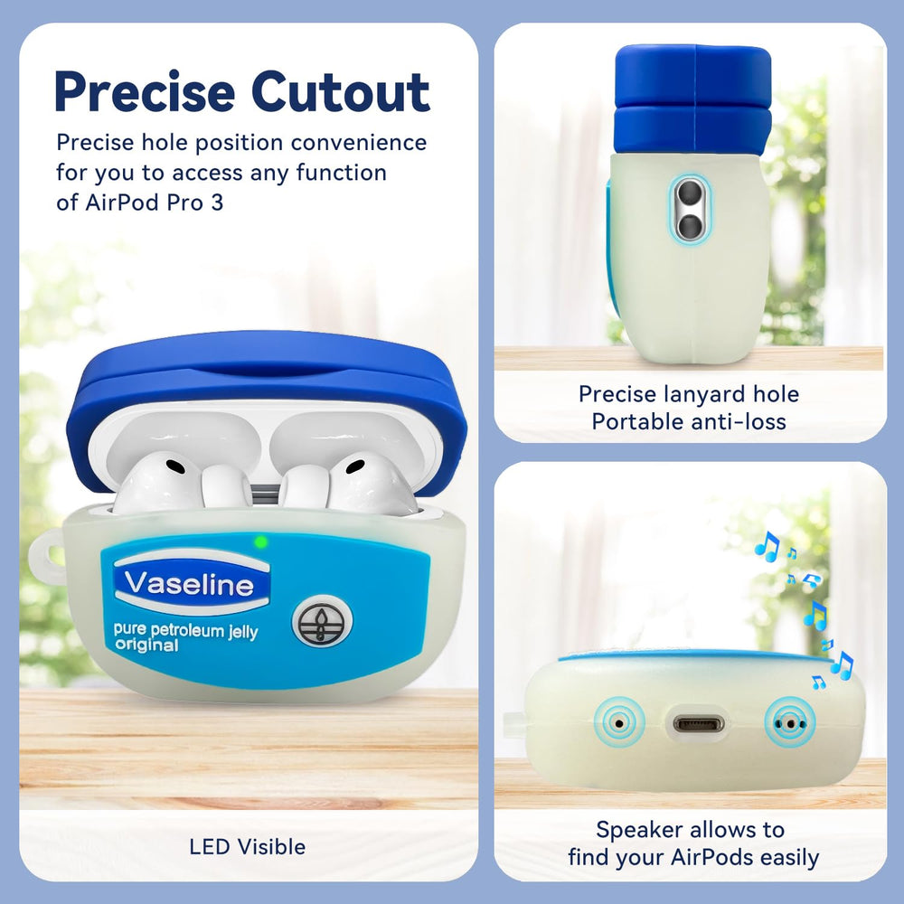 Awofeco AirPods Pro 3 Case showcasing the cleaner kit for on the go cleaning.