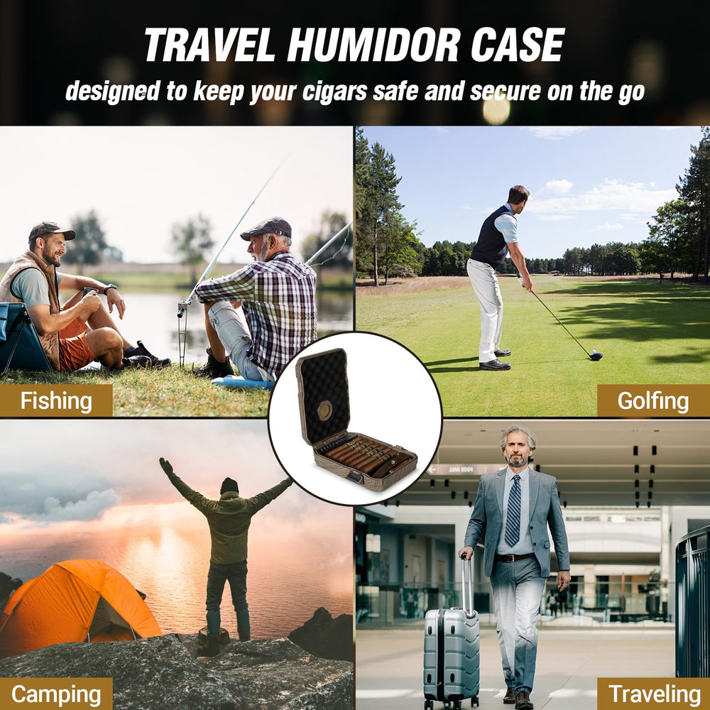 Top-view hygrometer for quick humidity checks during travel