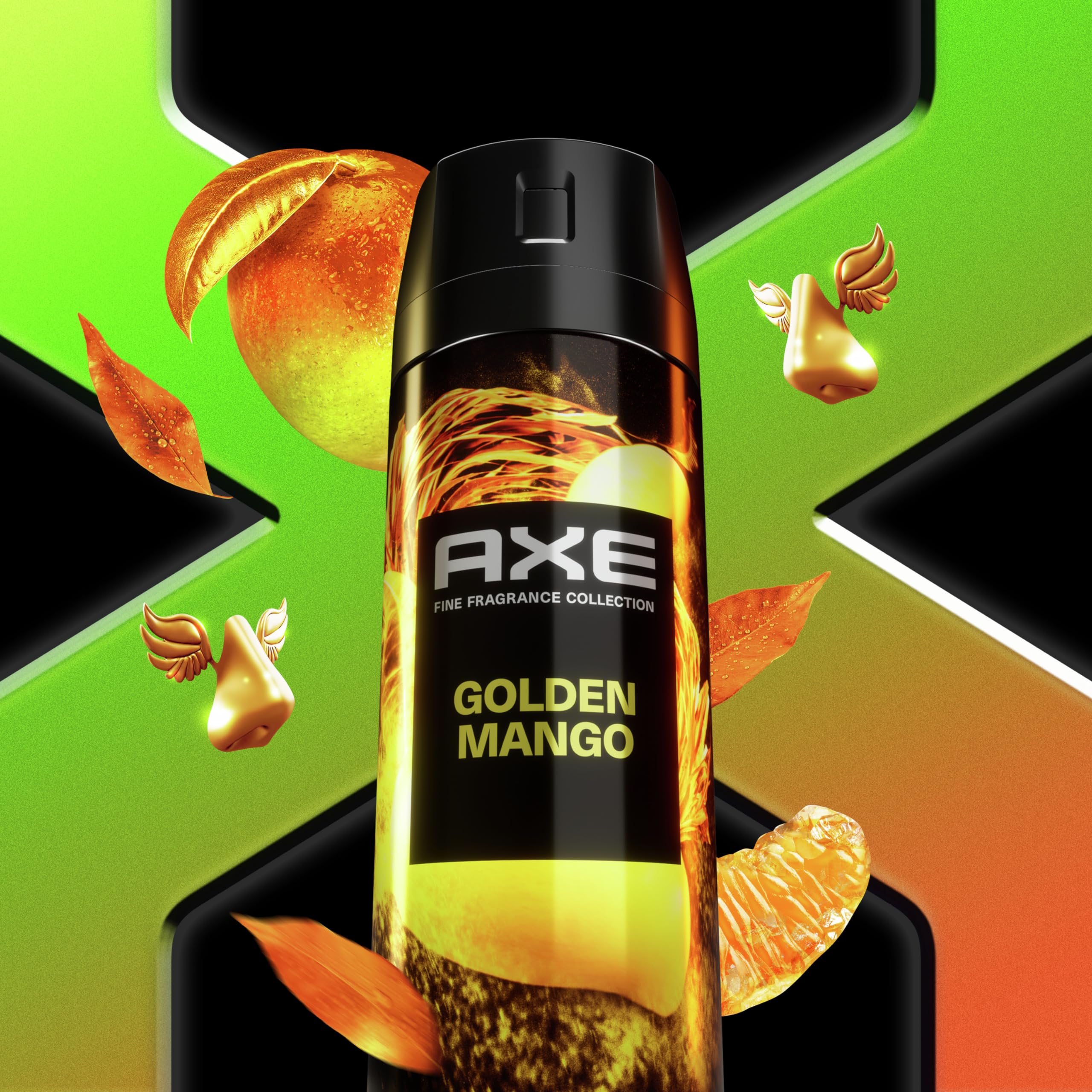 AXE Aluminum-free formula label emphasizing skin-friendly everyday use.