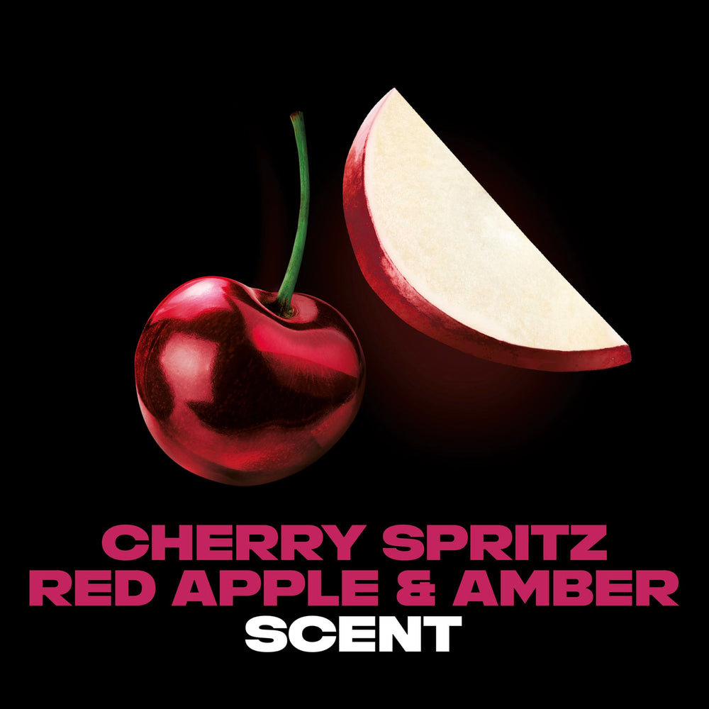 AXE Cherry Spritz aluminum-free formula suitable for sensitive skin