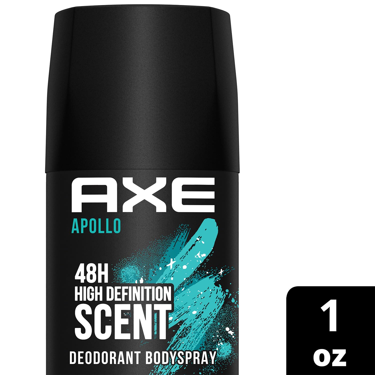 AXE Apollo travel deodorant packaging shows compact design