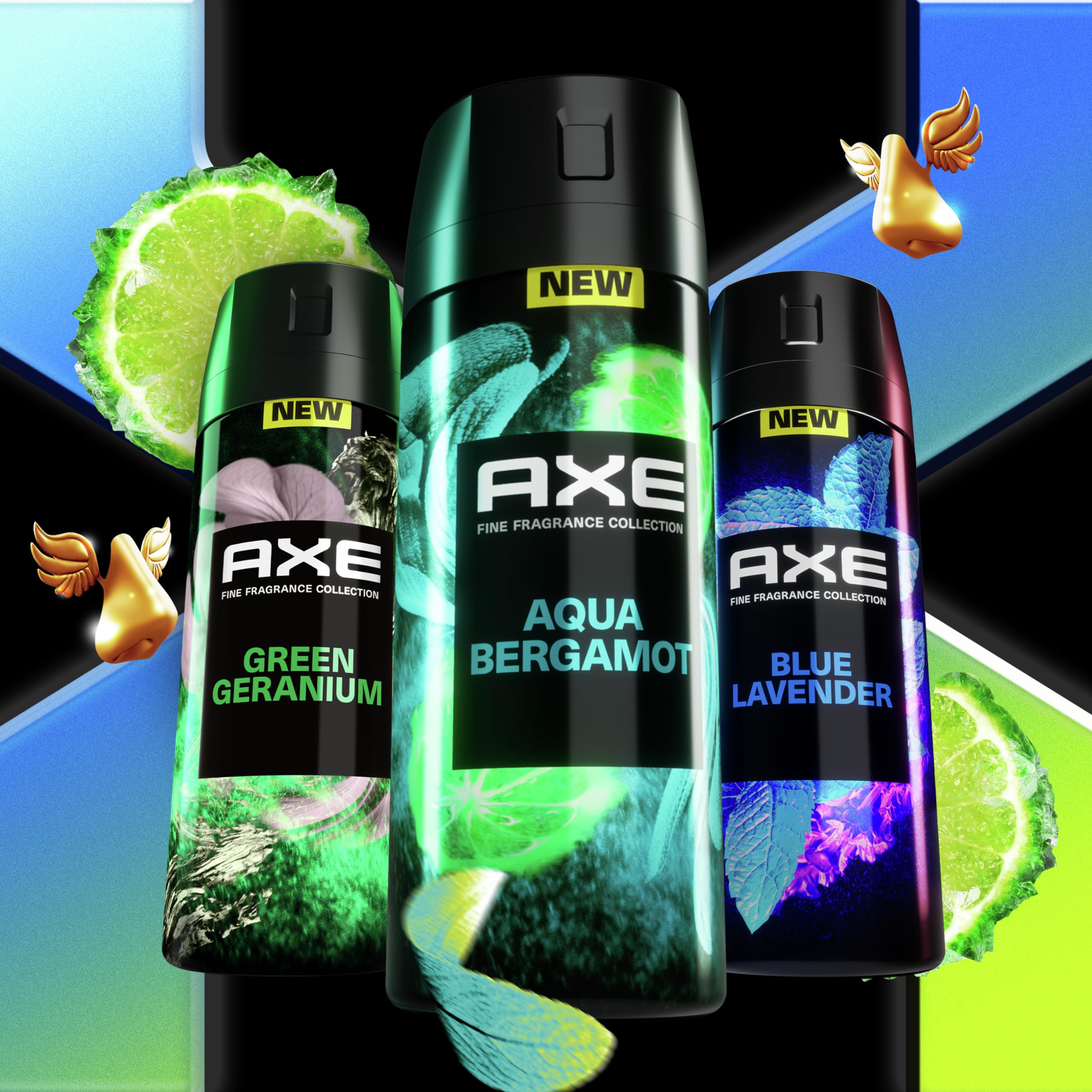 AXE Aqua Bergamot deodorant spray ready for daily use