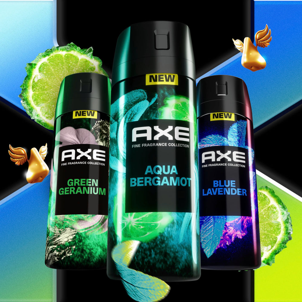 AXE Aqua Bergamot deodorant spray ready for daily use
