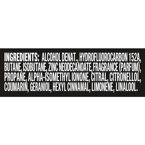 AXE Aqua Bergamot deodorant spray uses zinc odor-busting technology