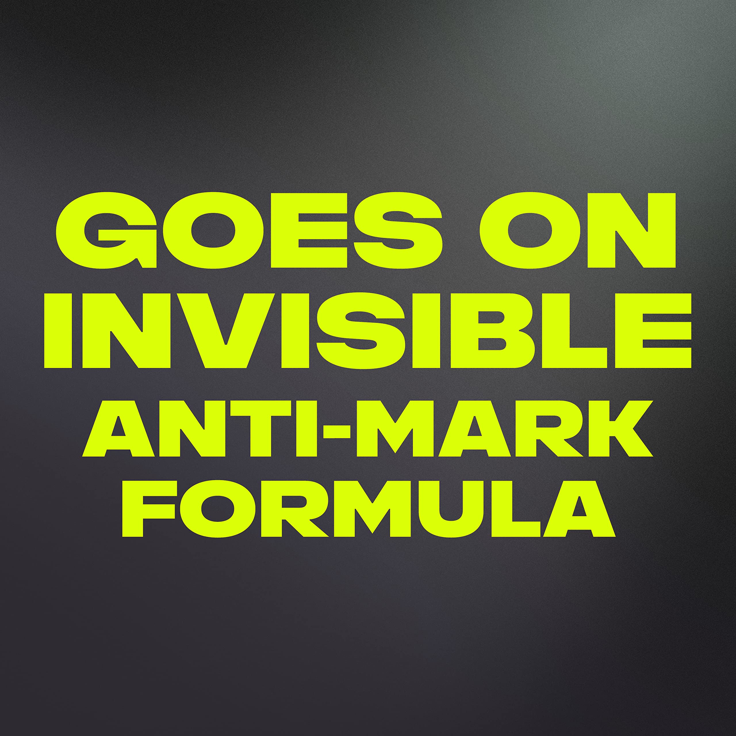 AXE Black antiperspirant being applied invisibly with no white residue.