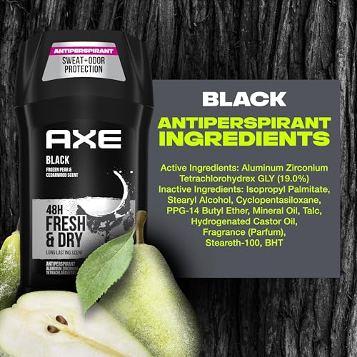 AXE Black grooming range image showing complementary products for a cohesive scent.