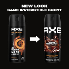 AXE Dark Temptation can design emphasizing recyclable metal.