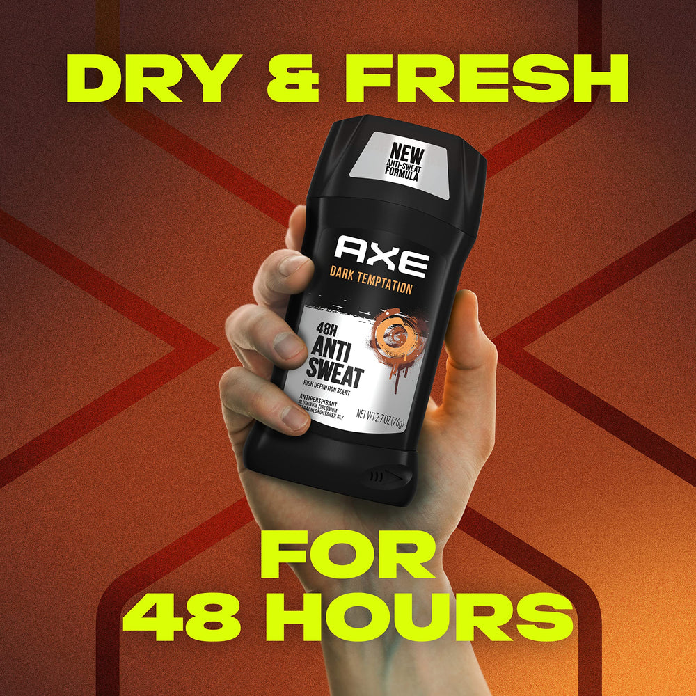 Fragrance hint of dark chocolate and spice from AXE Temptation.