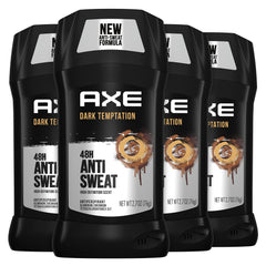AXE Dark Temptation stick application showing smooth glide and all-day dryness.