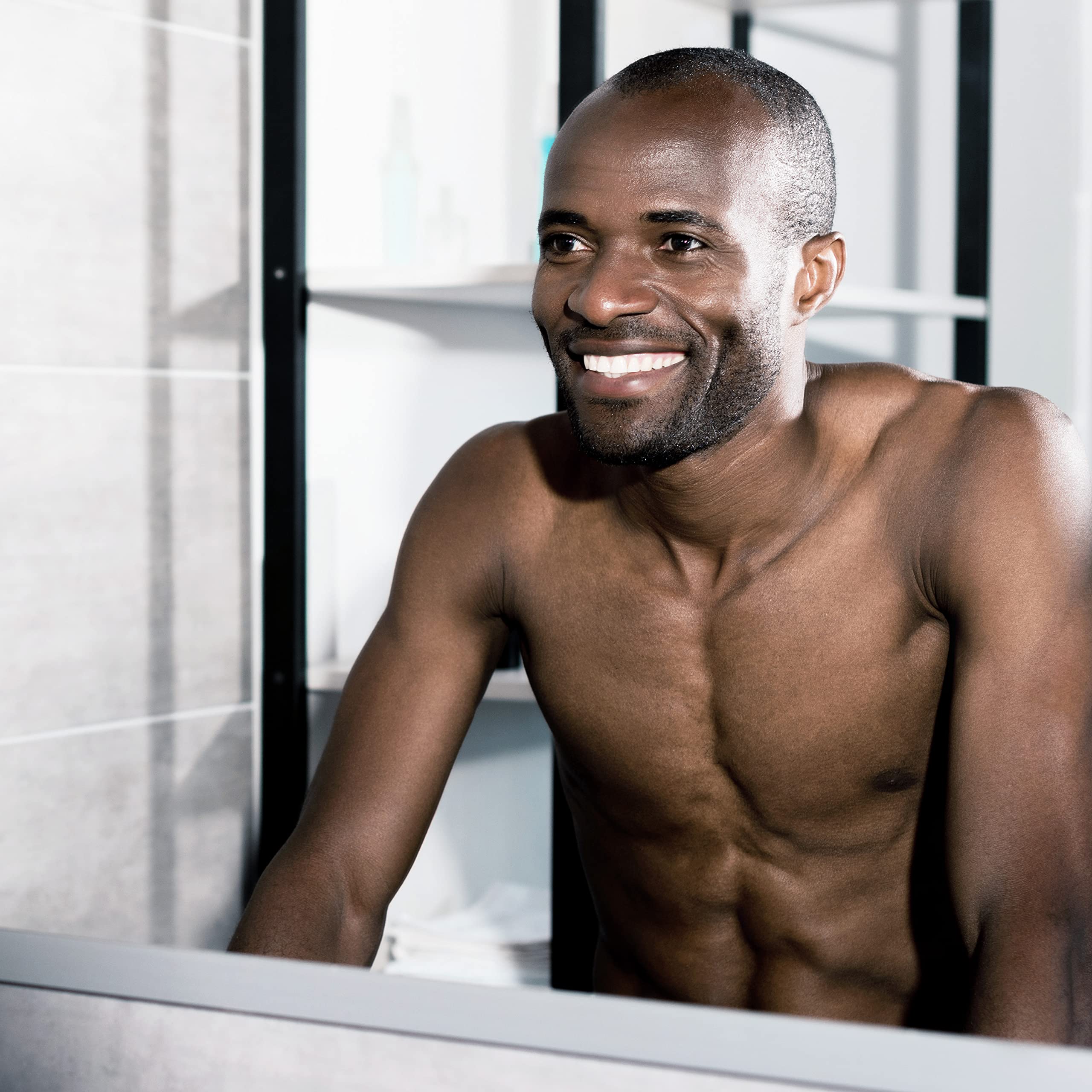 AXE Detailer hangs up to dry, keeping your shower space neat.