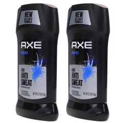 AXE Dry Phoenix antiperspirant stick back showing ingredients and usage notes.