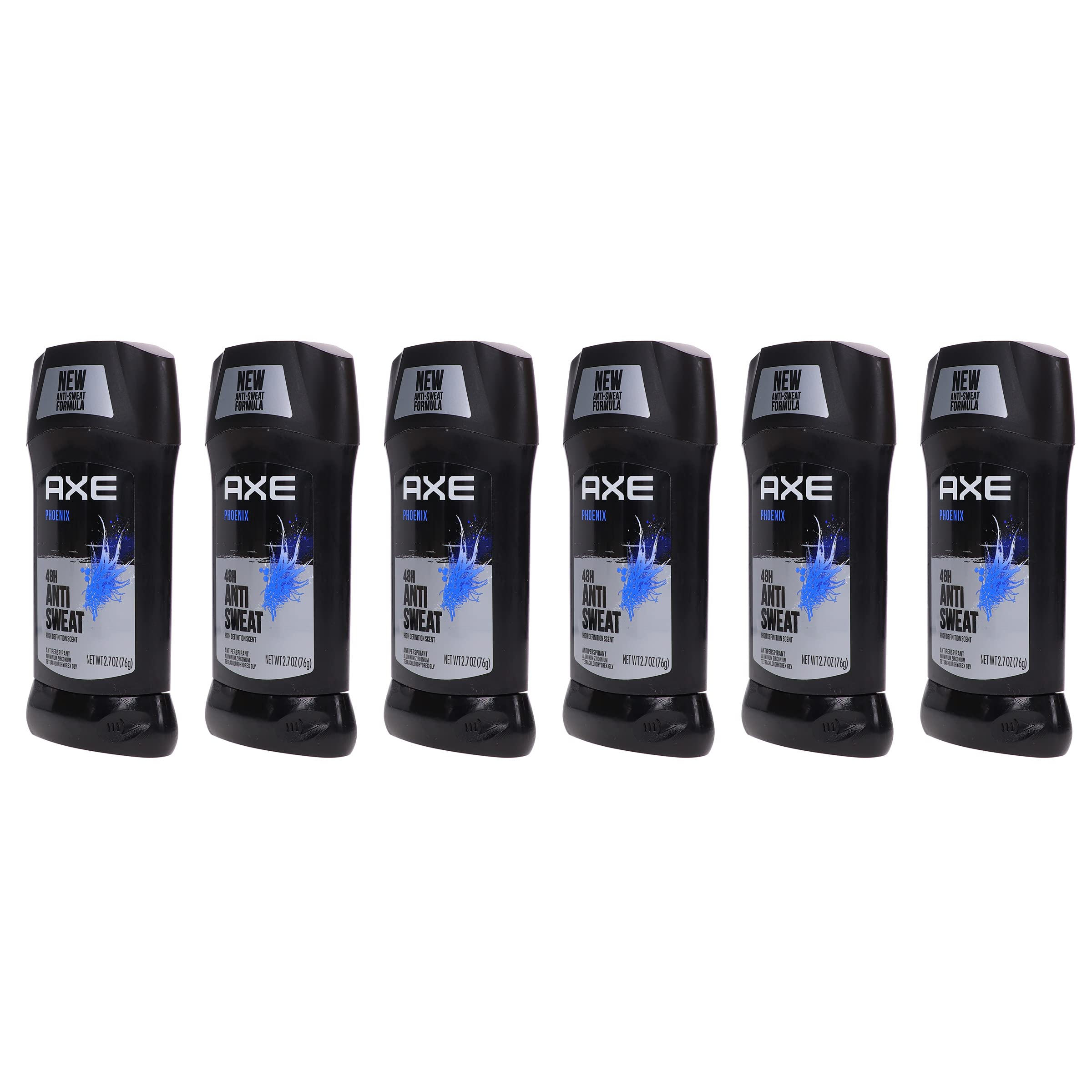 AXE Dry Phoenix six-pack display emphasizing value and extended protection