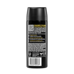AXE Midnight Amber spray atomizer shows targeted application for long-lasting scent.