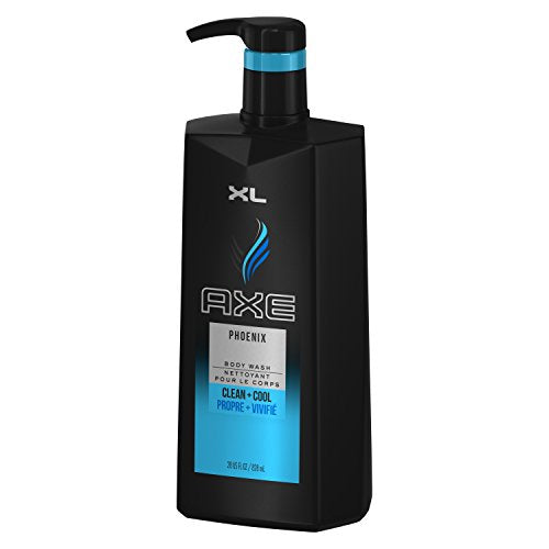 AXE Phoenix 28 oz pump bottle saves time in the shower.