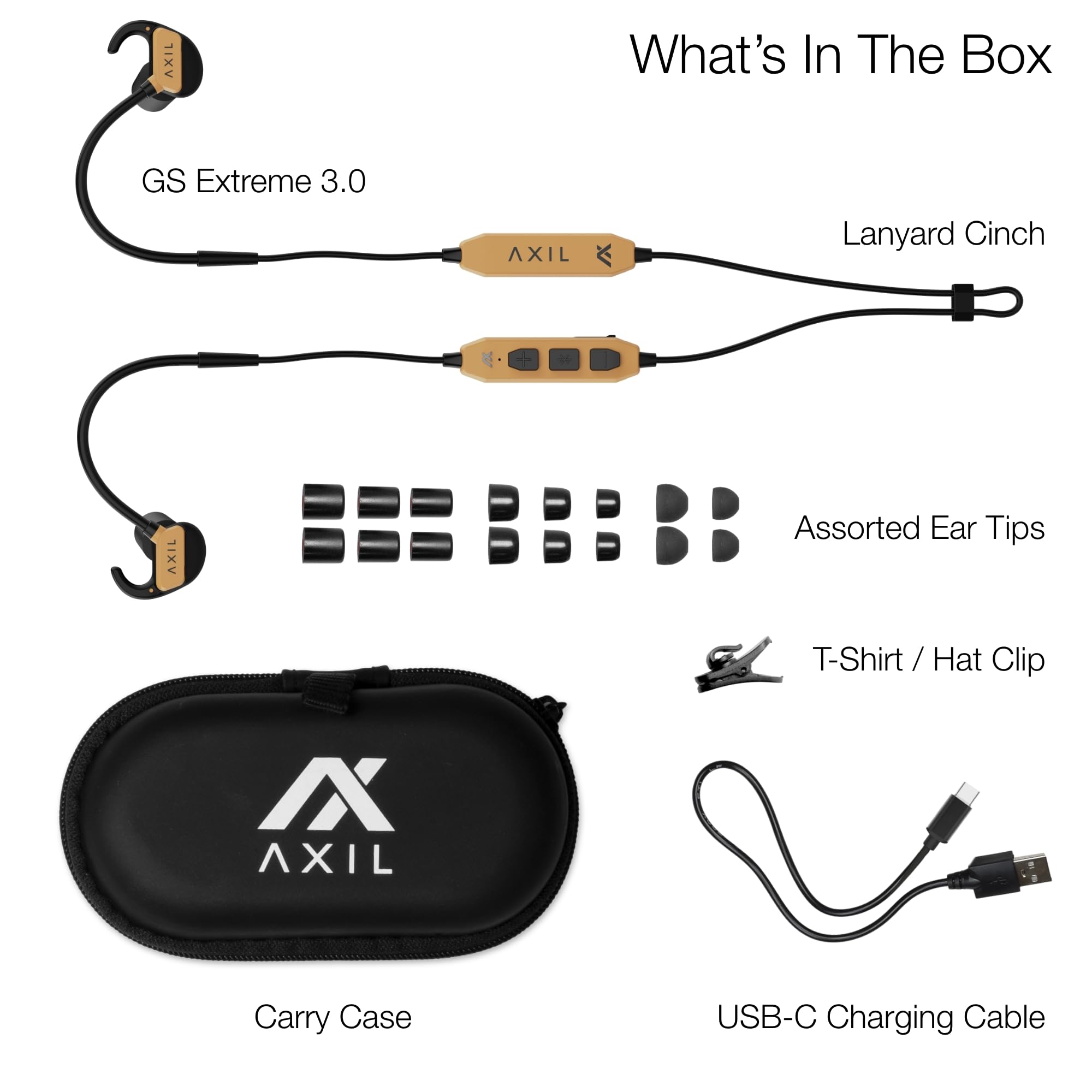 AXIL GS Extreme 3.0 compact charging case for travel and charging