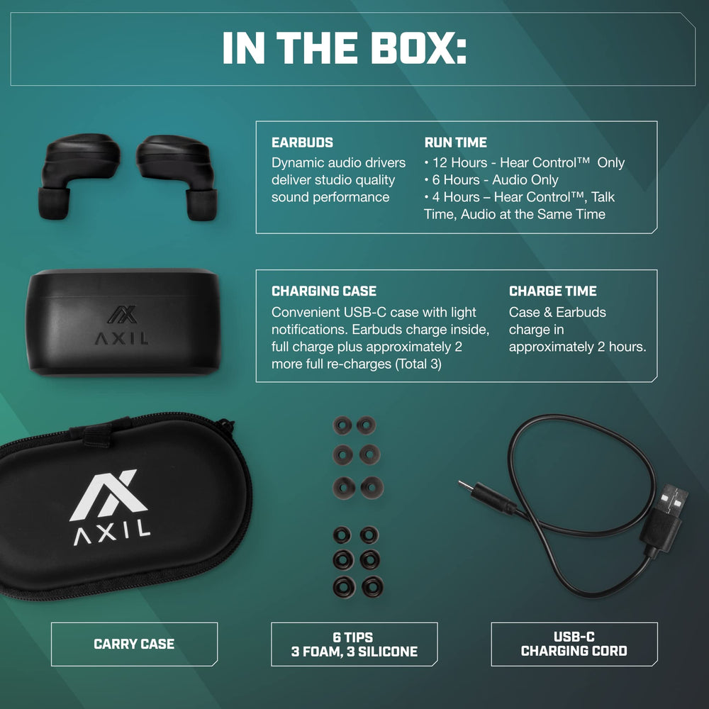 AXIL XCOR PRO outdoors use showing wind resistance for clear listening
