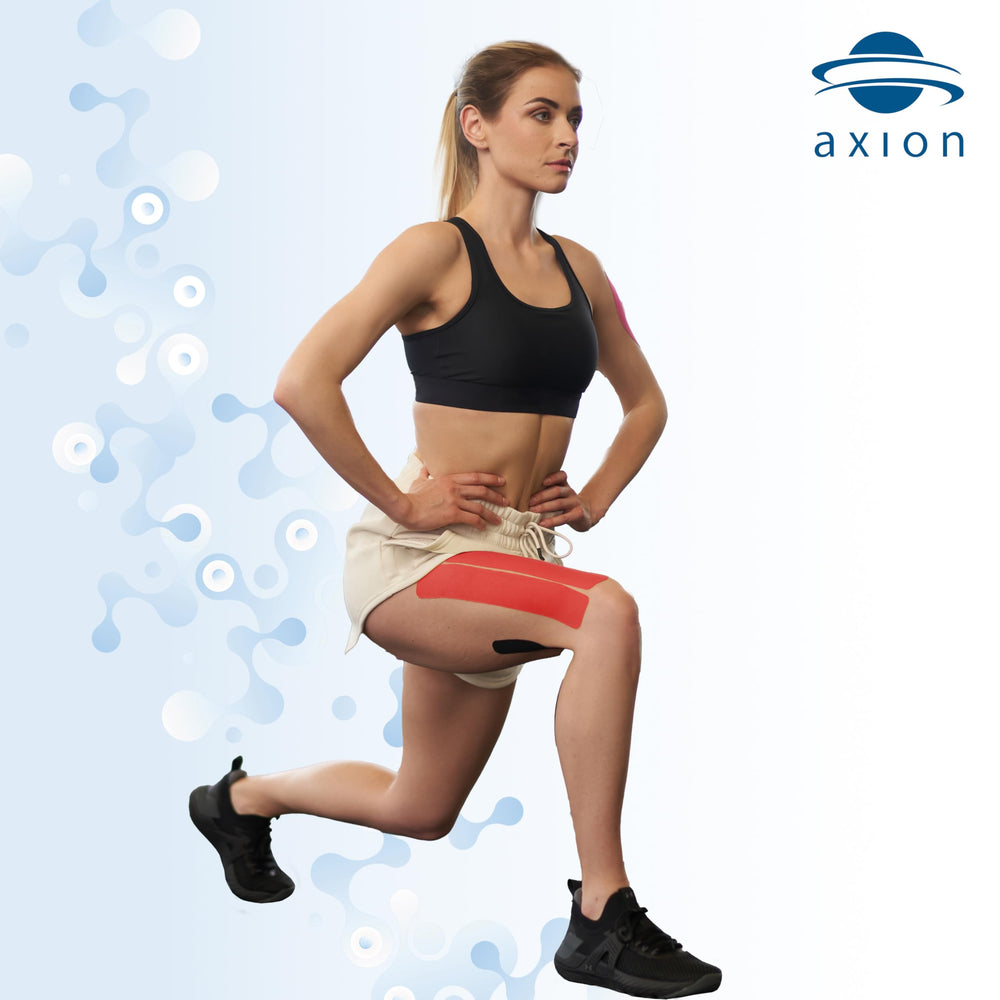After-application tip: palm-warmth helps adhesion on Axion tape