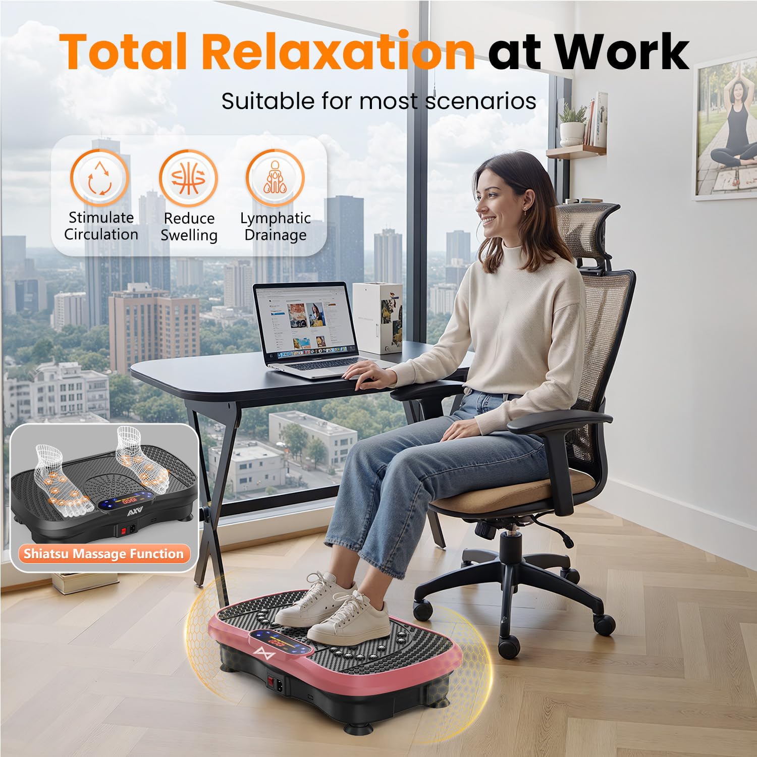 AXV compact design fits any room for on-demand training.