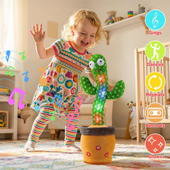 Ayeboovi cactus toy volume control helps tailor loudness for nap time.