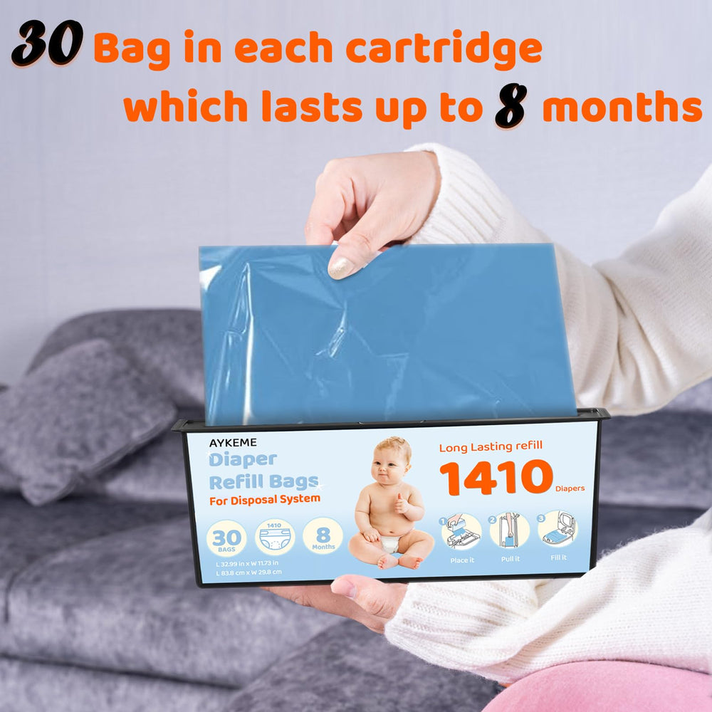 AYKEME Easy-tear perforations for quick bag separation
