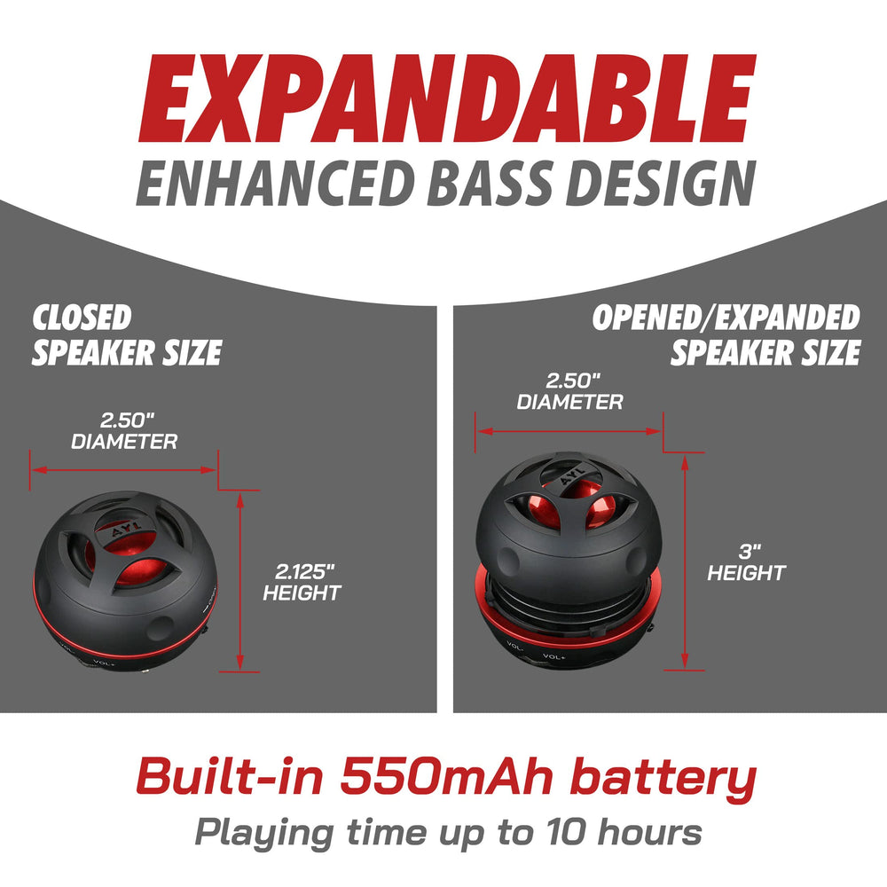 AYL mini speaker system 3W amplifier for clear room-filling sound.