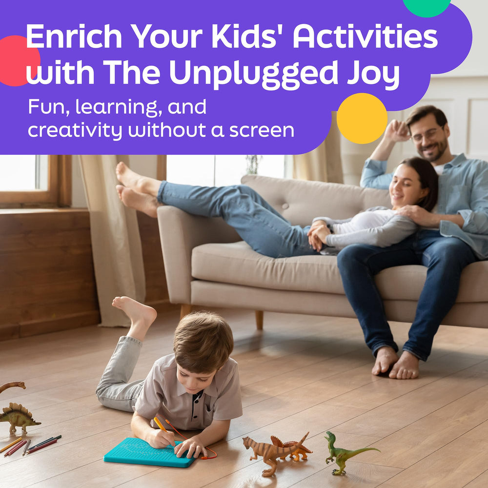 AYNAT FUN colorful beads and board inviting sensory exploration.
