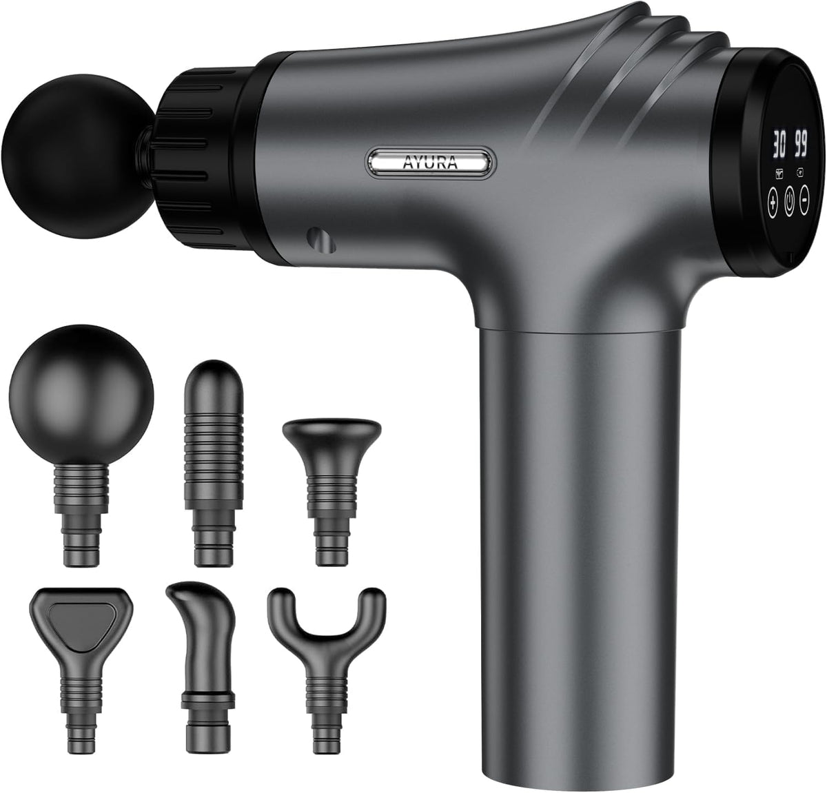 AYURA Massage Gun deep-tissue focus for targeted post-workout relief
